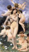 Adolphe William Bouguereau Return of Spring oil painting on canvas
